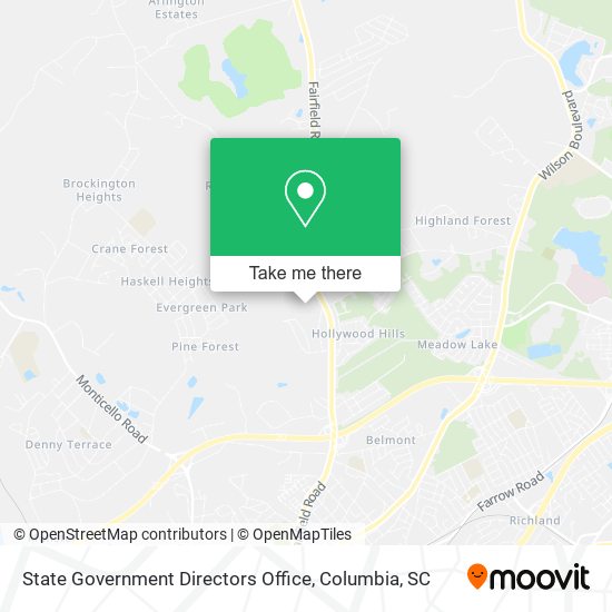 State Government Directors Office map