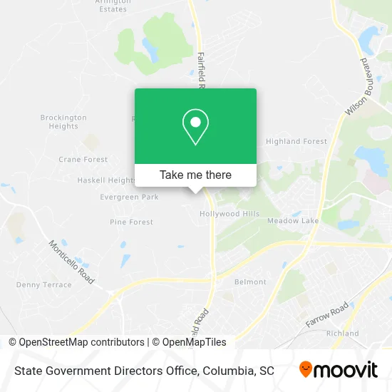 State Government Directors Office map