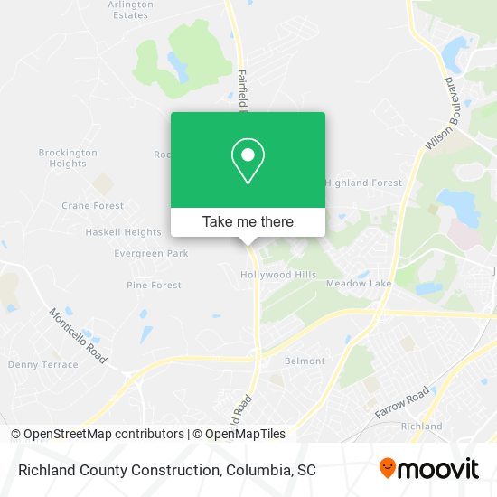 Richland County Construction map
