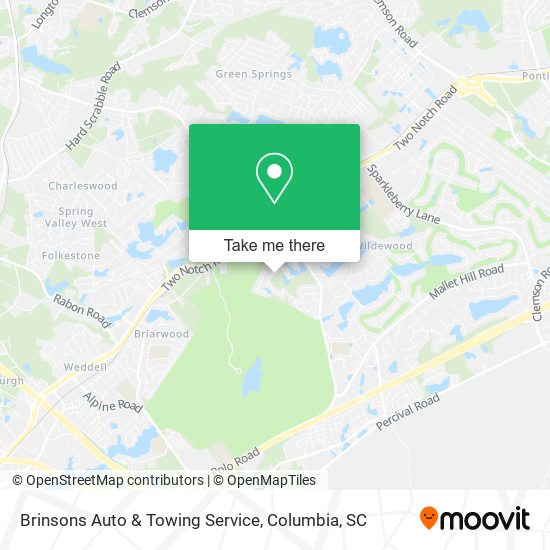 Mapa de Brinsons Auto & Towing Service