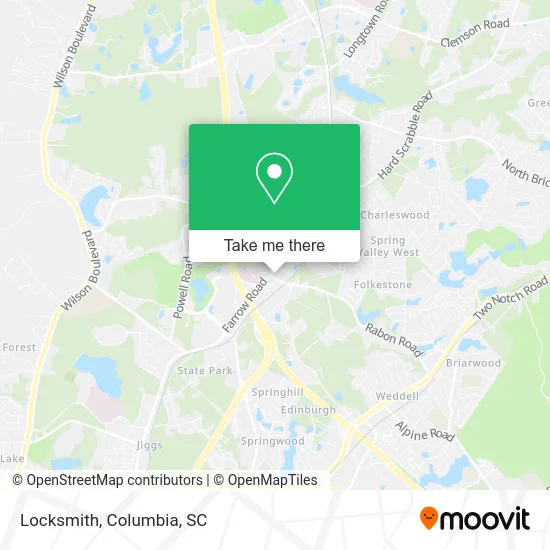 Locksmith map