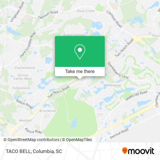 TACO BELL map