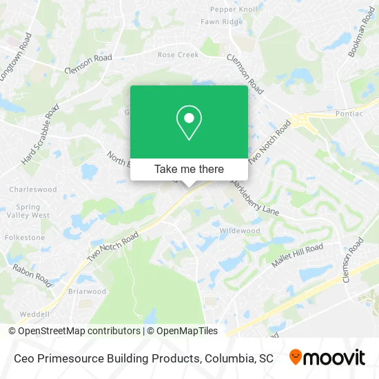 Ceo Primesource Building Products map