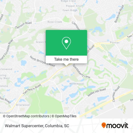 Walmart Supercenter map