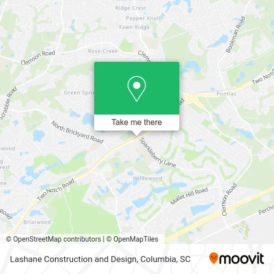Lashane Construction and Design map