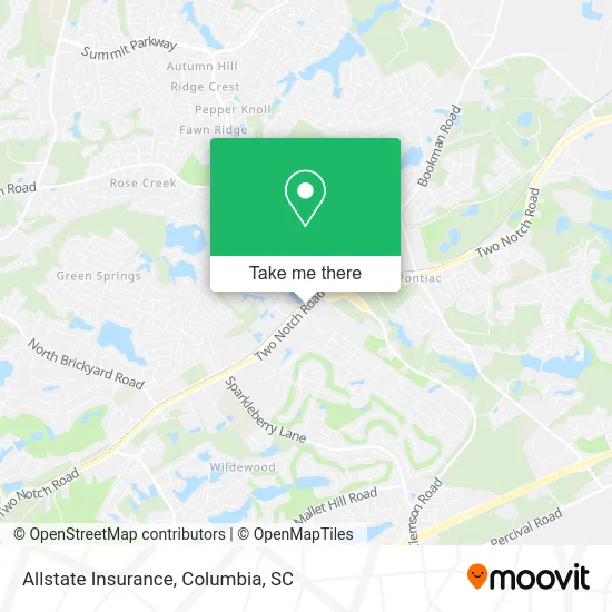 Allstate Insurance map