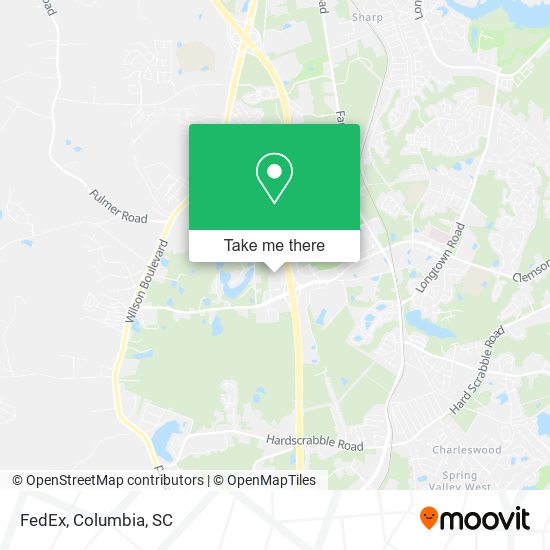 Mapa de FedEx