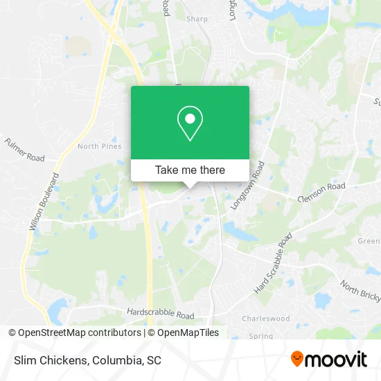 Slim Chickens map
