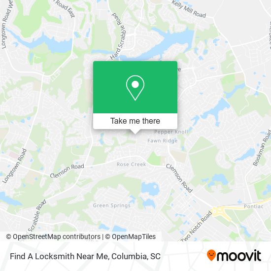 Find A Locksmith Near Me map