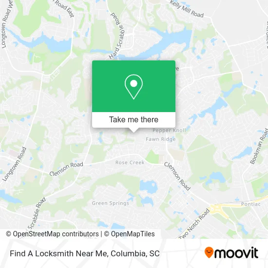 Find A Locksmith Near Me map