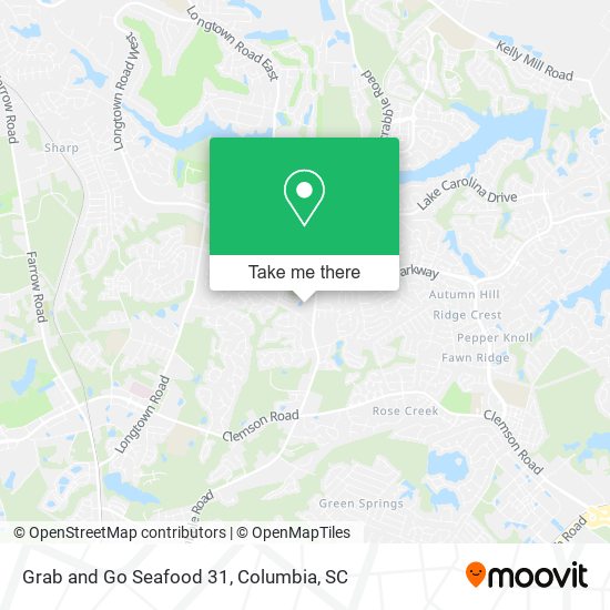 Mapa de Grab and Go Seafood 31