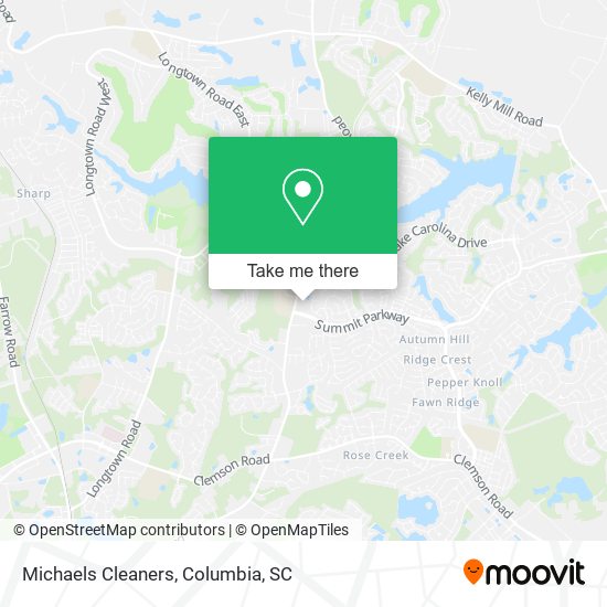 Michaels Cleaners map