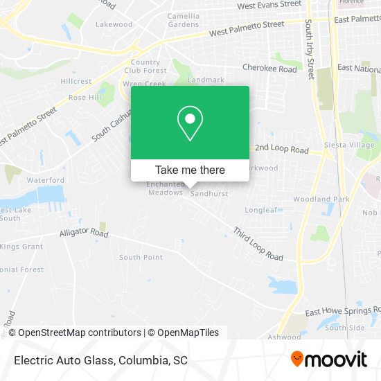 Mapa de Electric Auto Glass