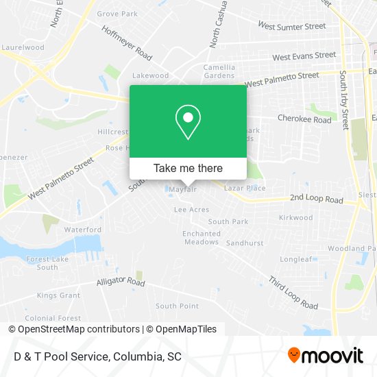 Mapa de D & T Pool Service