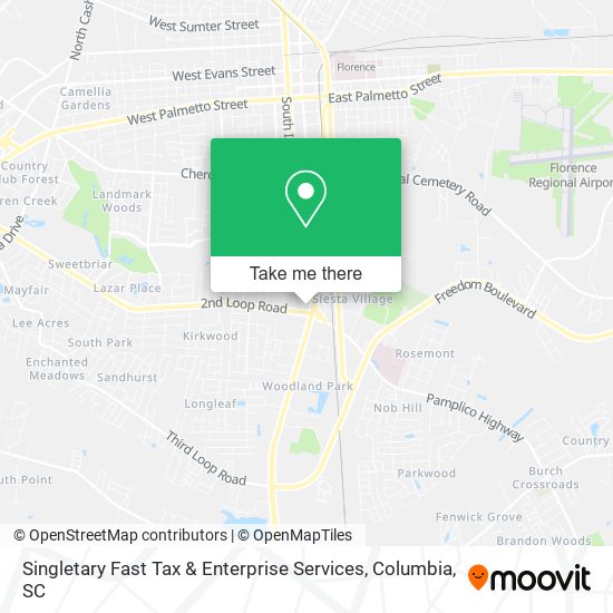 Mapa de Singletary Fast Tax & Enterprise Services