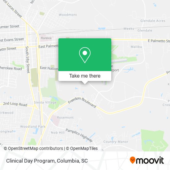 Clinical Day Program map