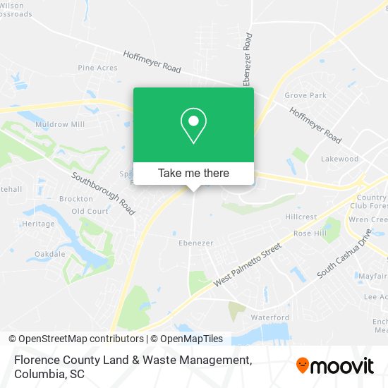 Florence County Land & Waste Management map