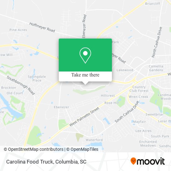 Carolina Food Truck map