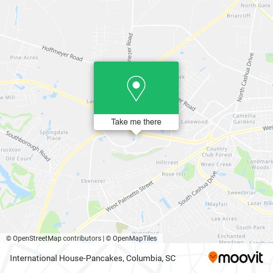 International House-Pancakes map