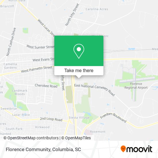 Mapa de Florence Community