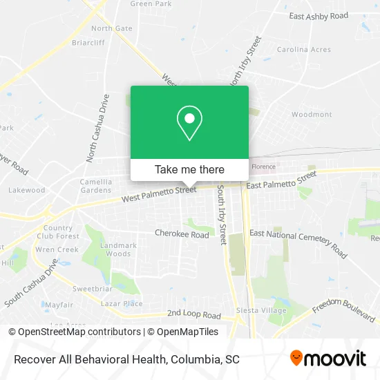 Recover All Behavioral Health map