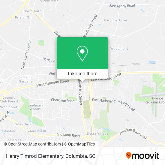 Mapa de Henry Timrod Elementary
