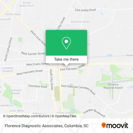 Florence Diagnostic Associates map