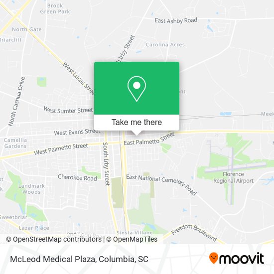 Mapa de McLeod Medical Plaza