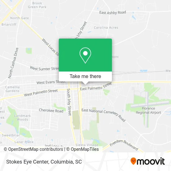 Stokes Eye Center map