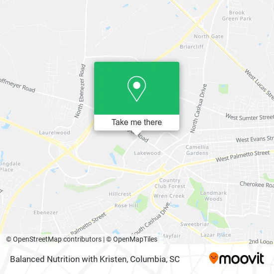 Balanced Nutrition with Kristen map