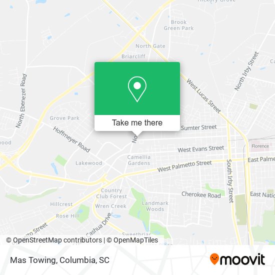 Mapa de Mas Towing