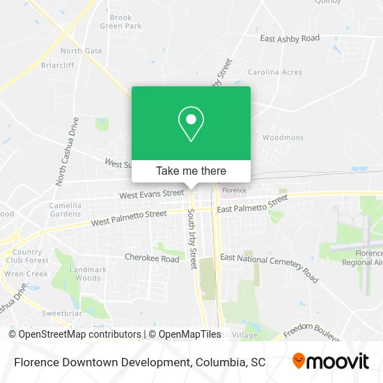 Florence Downtown Development map