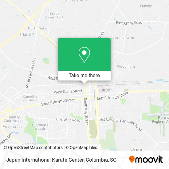 Japan International Karate Center map