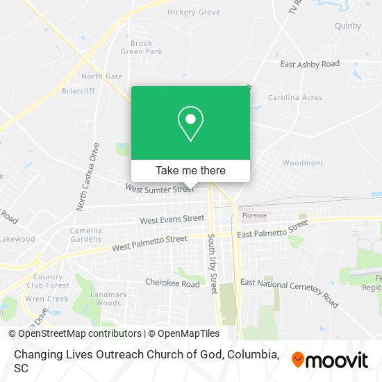 Changing Lives Outreach Church of God map
