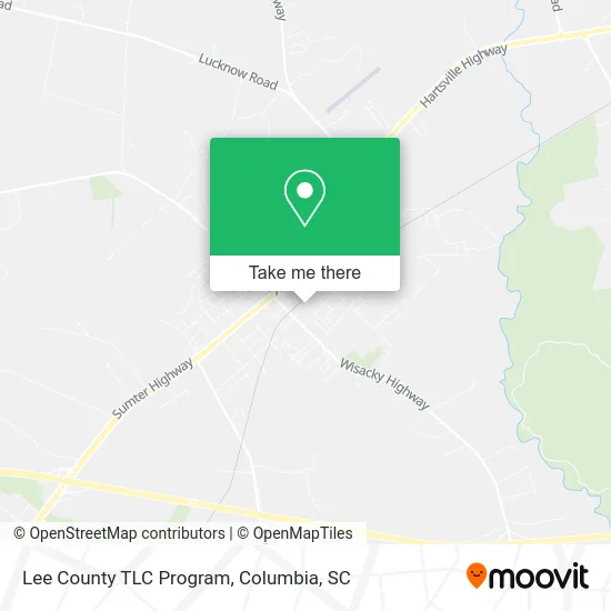Lee County TLC Program map