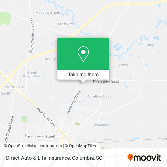 Mapa de Direct Auto & Life Insurance