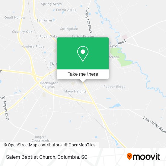 Salem Baptist Church map