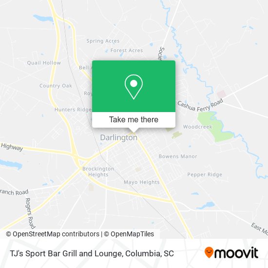TJ's Sport Bar Grill and Lounge map