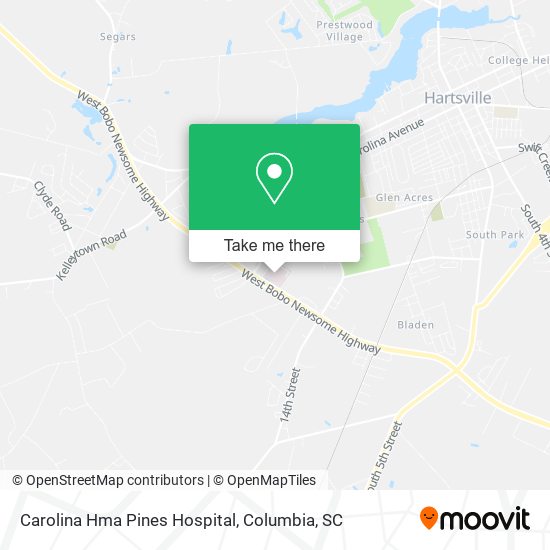Carolina Hma Pines Hospital map