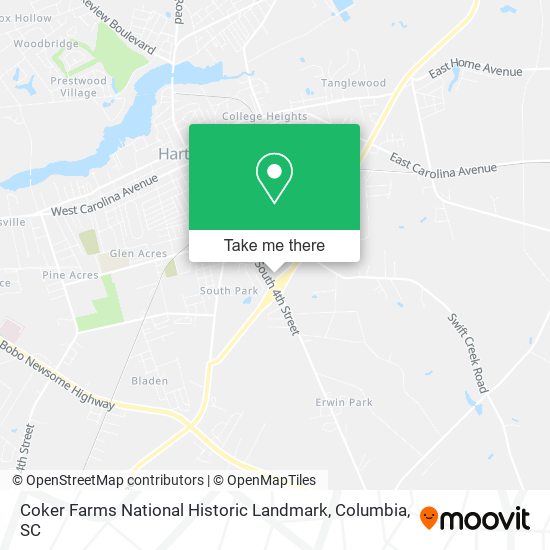 Coker Farms National Historic Landmark map