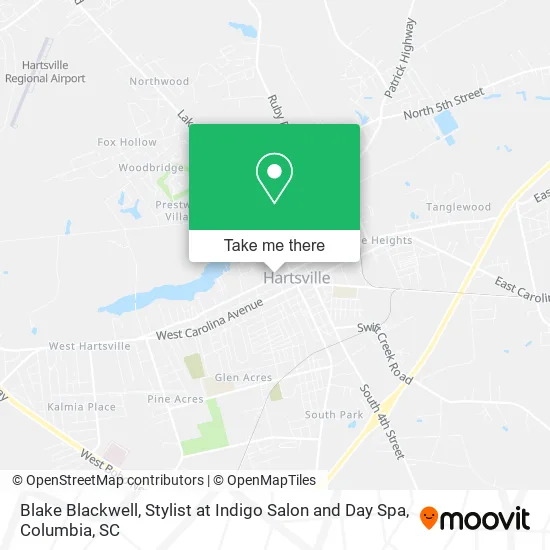 Blake Blackwell, Stylist at Indigo Salon and Day Spa map