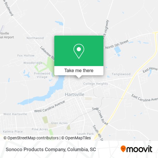 Sonoco Products Company map