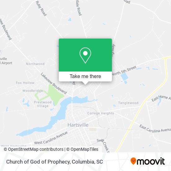 Church of God of Prophecy map