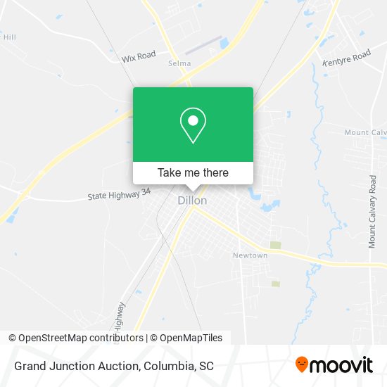 Grand Junction Auction map