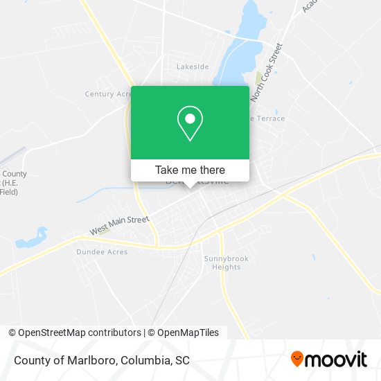 County of Marlboro map