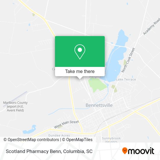 Scotland Pharmacy Benn map