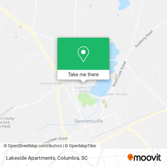 Lakeside Apartments map