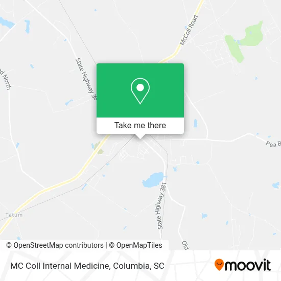MC Coll Internal Medicine map