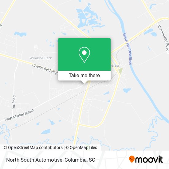 North South Automotive map