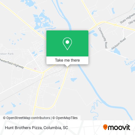 Mapa de Hunt Brothers Pizza